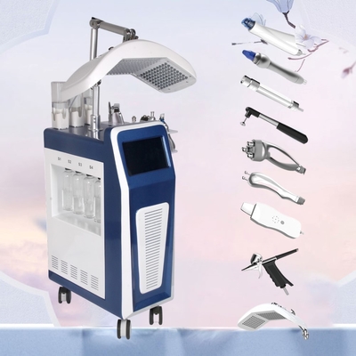 9 dans 1 machine de nettoyage faciale de l'oxygène de Dermabrasion d'hydre pour le photon des soins de la peau PDT mené